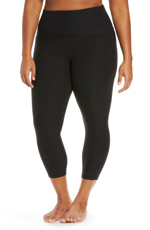 Out of Pocket High Waist Leggings (Plus Size)