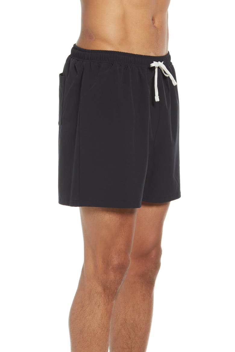 Classic Swim Trunks, Alternate, color, BLACK