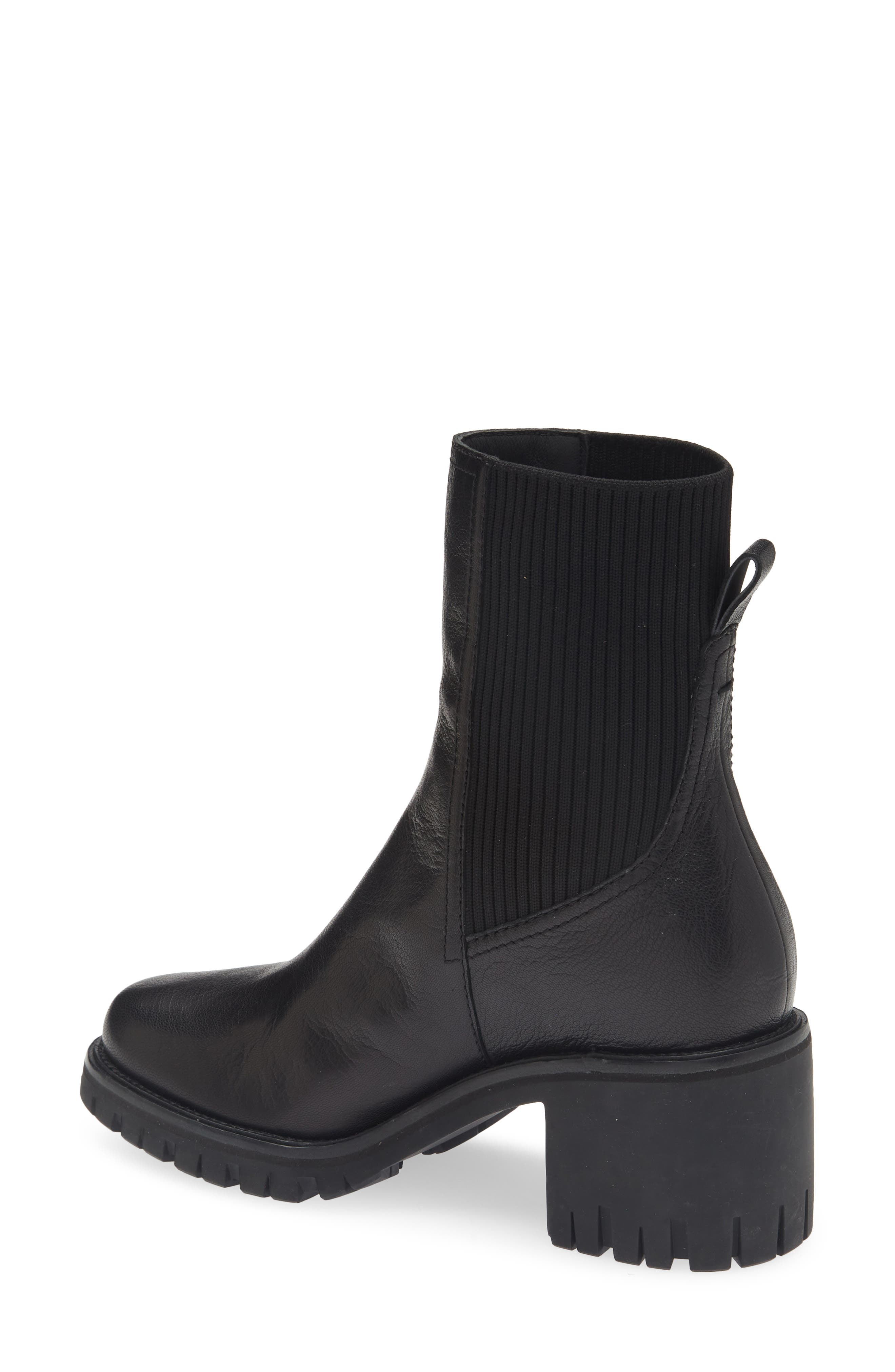 rag & bone Corey Lug Sole Chelsea Boot, Alternate, color, Black