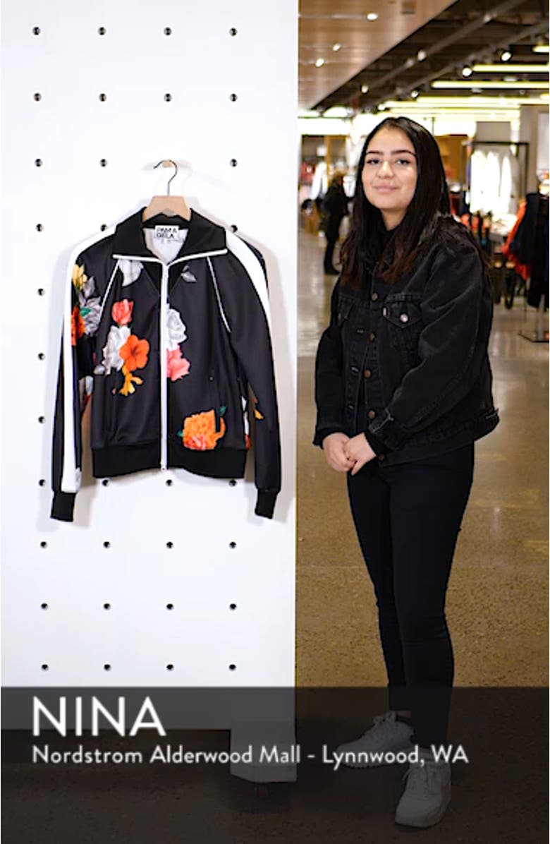 Floral Track Jacket, sales video thumbnail