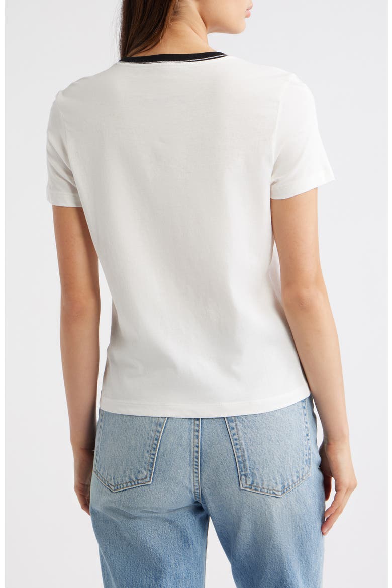 Pinned Slim Fit Crewneck T-Shirt, Alternate, color, OFF WHITE