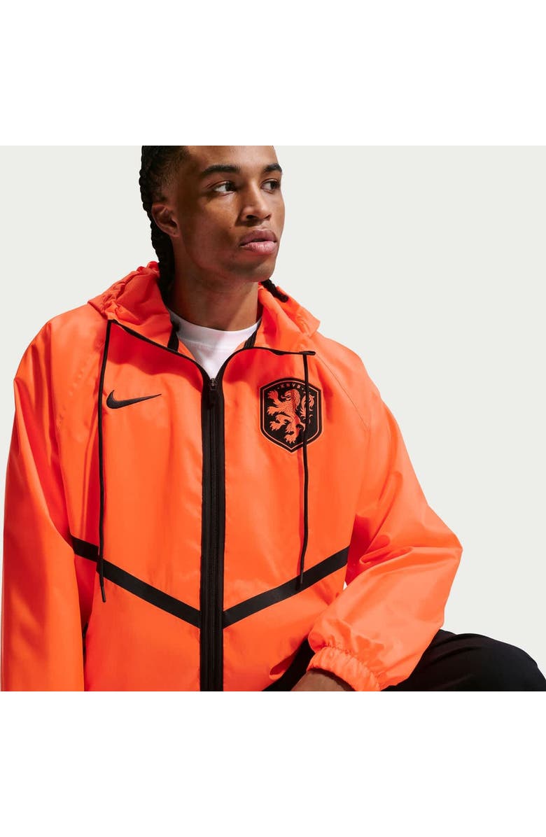 Nike Men's Nike Orange Netherlands National Team 2026 Anthem Dri-FIT Full-Zip Hooded Jacket, Alternate, color, Orange