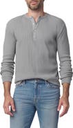 Joe's Long Sleeve Waffle Henley T-Shirt