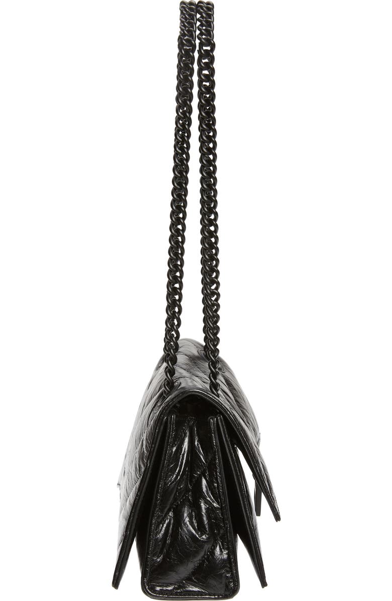 Balenciaga Small Crush Quilted Leather Shoulder Bag, Alternate, color,