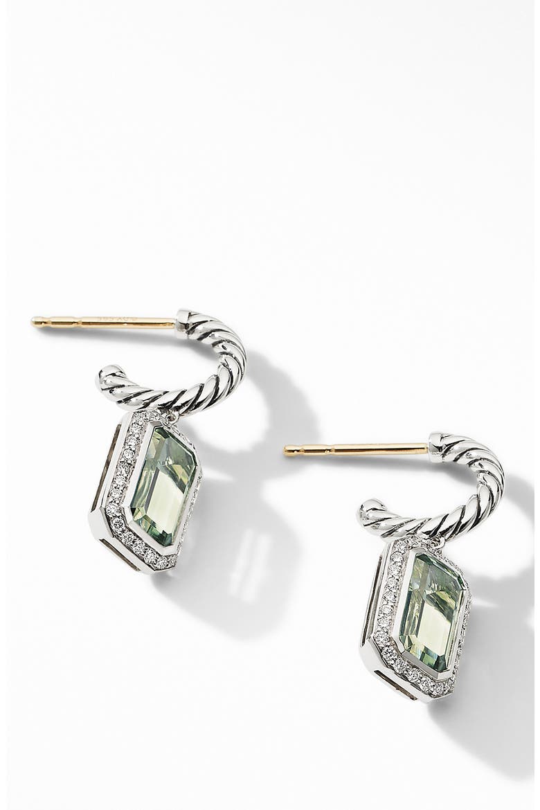 Novella Cable Drop Earrings, Alternate, color, PRASIOLITE