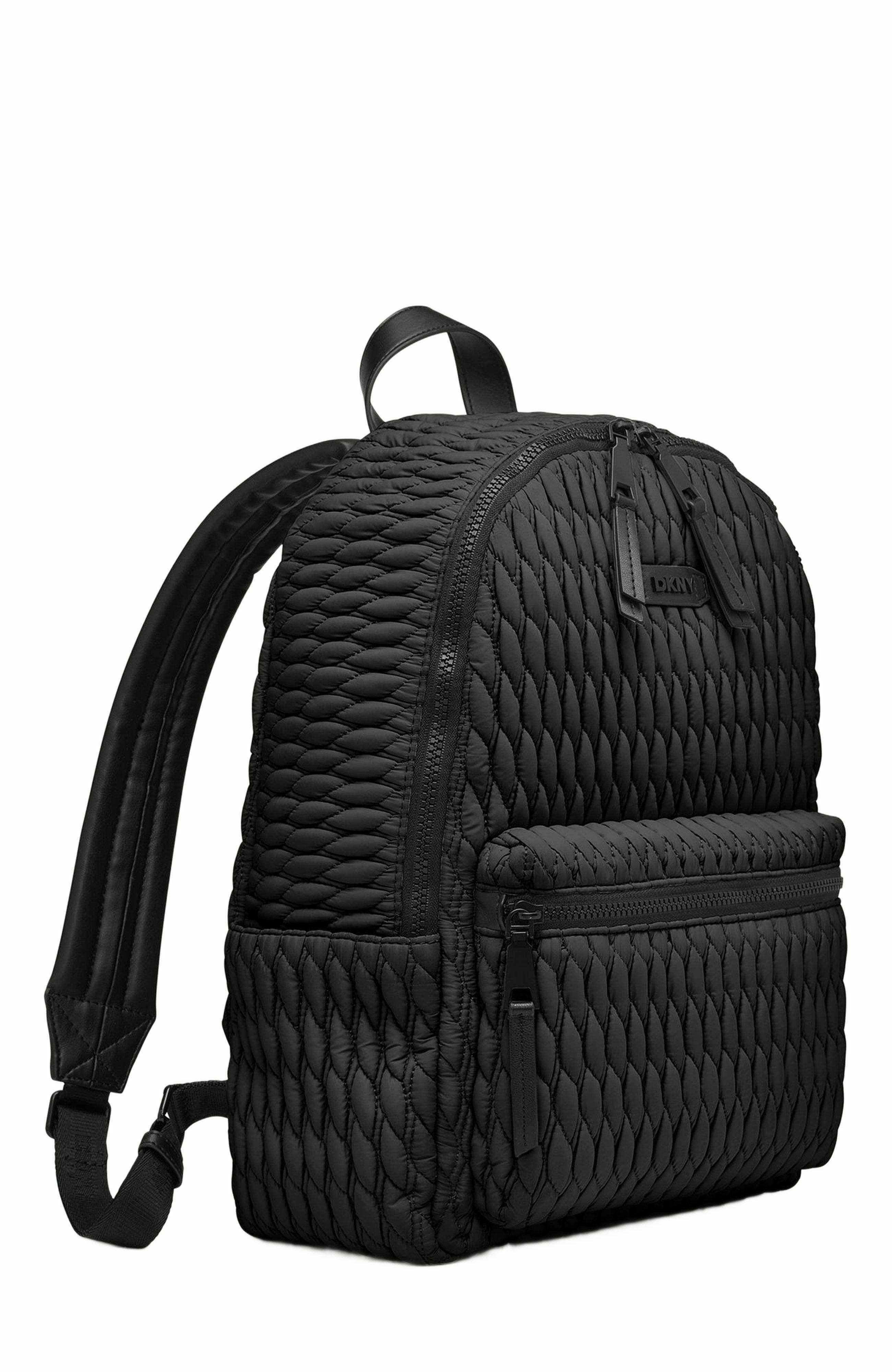 DKNY Mack Backpack, Alternate, color, Black/Black