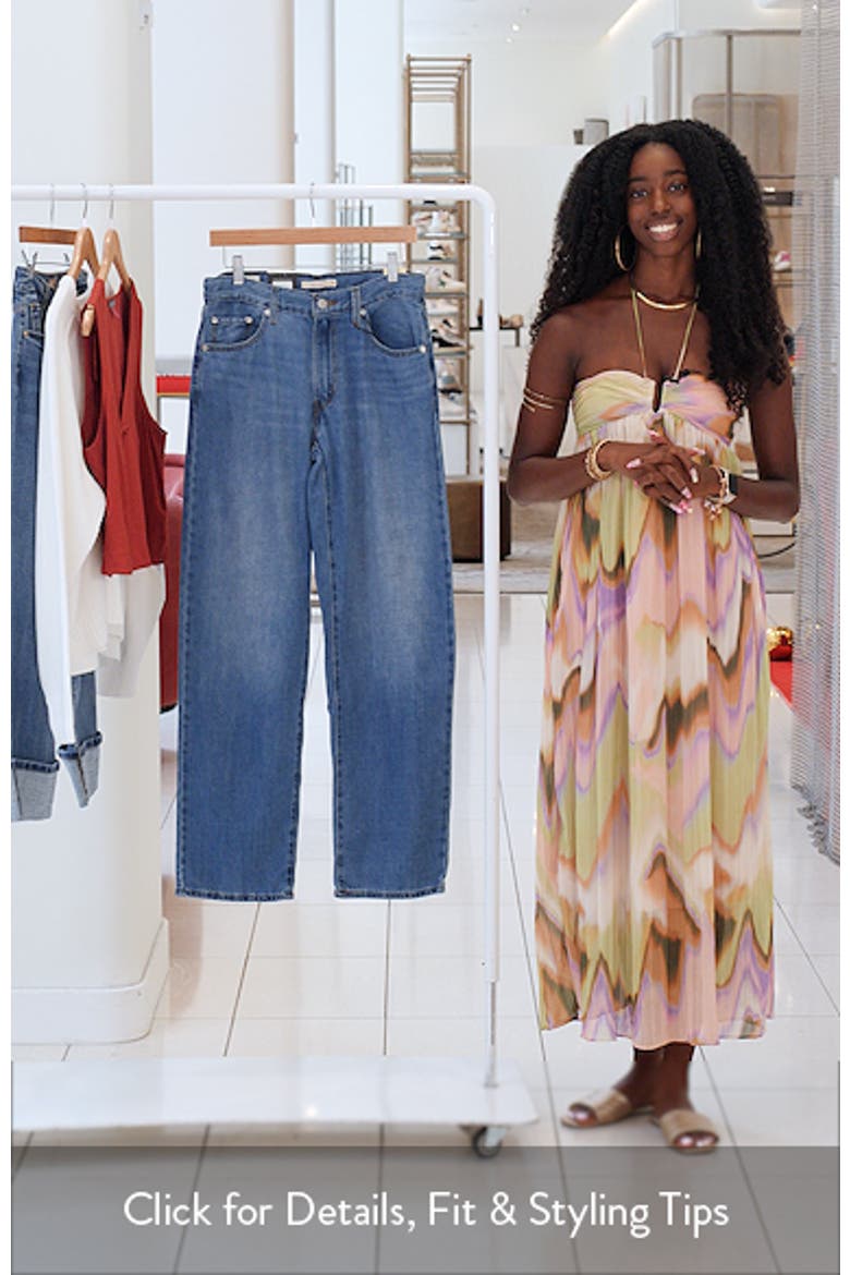 Baggy Wide Leg Cotton & Linen Dad Jeans video