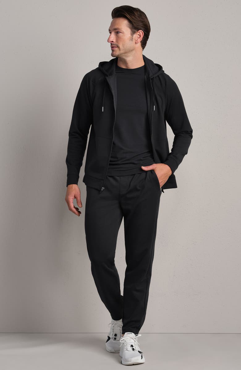 Rhone DreamState Zip Hoodie, Alternate, color, Pure Black