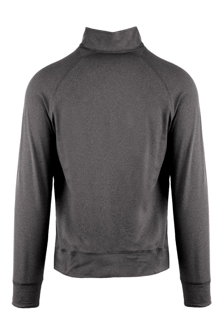 Jersey Quarter Zip Sweatshirt, Alternate, color, HEATHER CHARCOAL