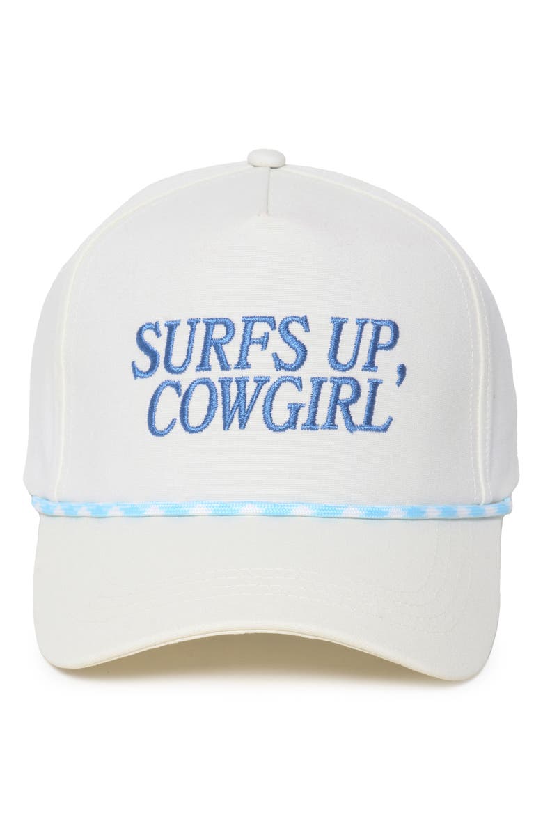 David & Young Surfs Up Embroidered Baseball Cap, Alternate, color,