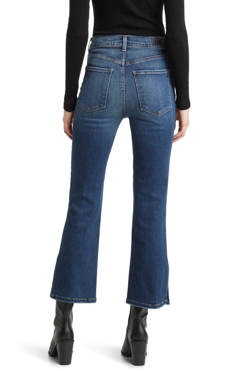 LE JEAN Stella High Waist Crop Flare Jeans, Alternate, color, 
