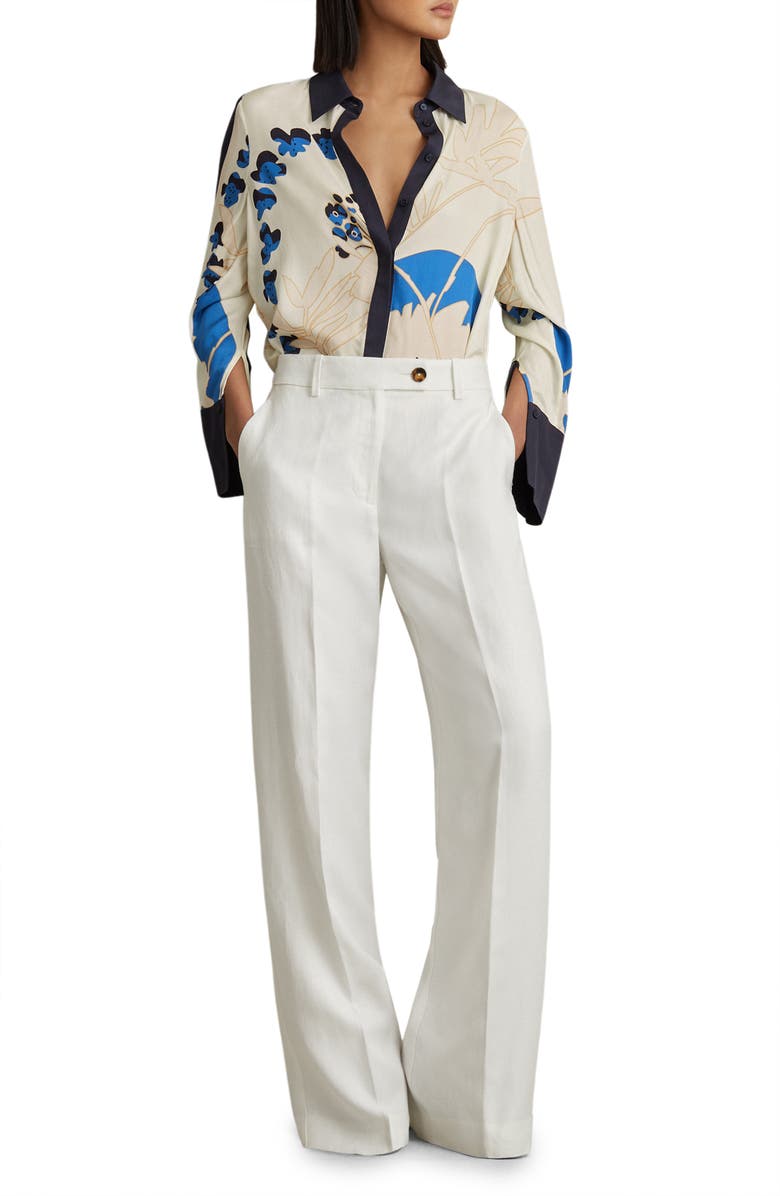 Reiss Isla Print Shirt, Alternate, color, 