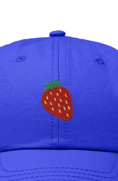 Dalix Strawberry Hat In Royal Blue