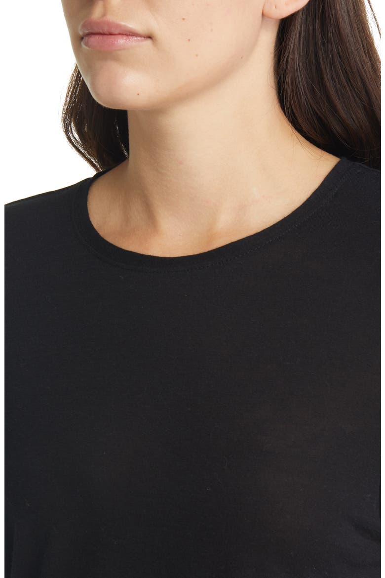 Michal Stripe T-Shirt, Alternate, color, BLACK