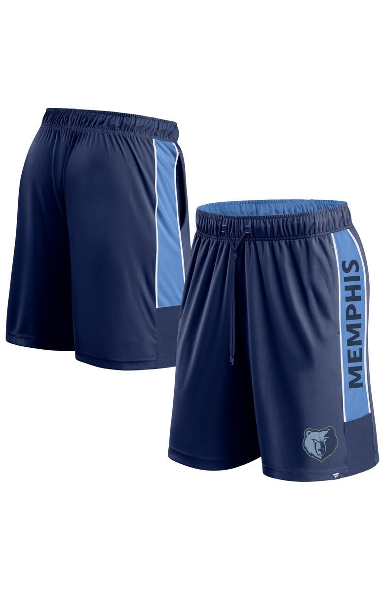 FANATICS Men's Fanatics Branded Navy Memphis Grizzlies Game Winner Defender Shorts, Main, color,