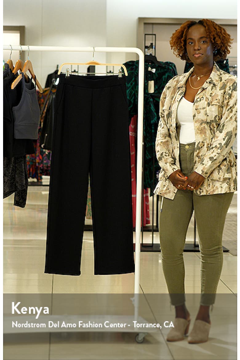 Luxe Wide Leg Pocket Pants video