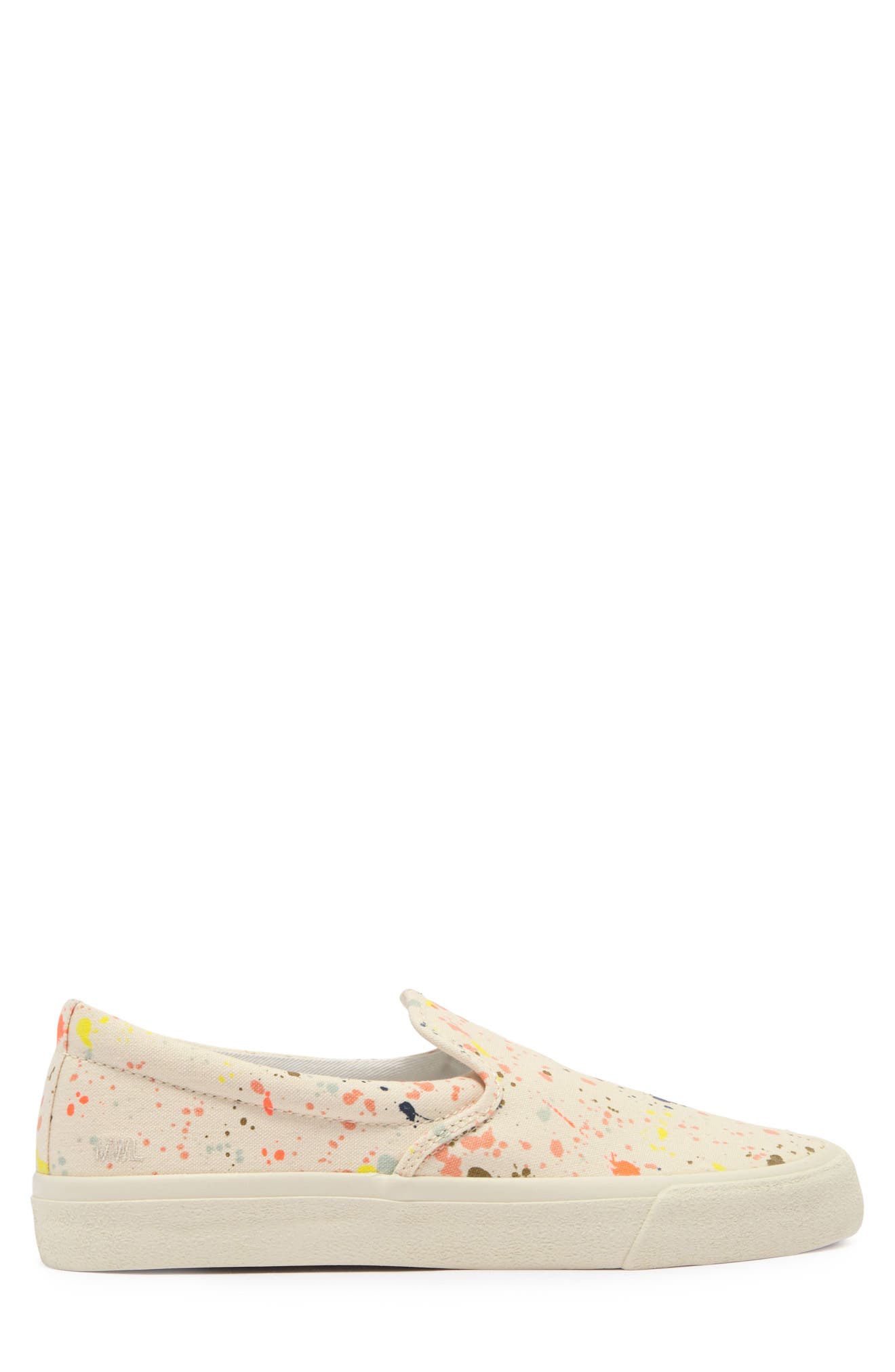 Madewell Sidewalk Paint Splatter Slip-On Sneaker, Alternate, color, 