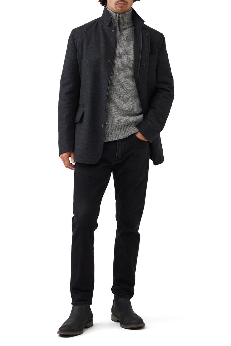 Hira Straight Leg Jeans, Alternate, color, COAL