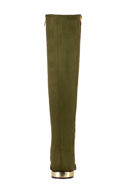 Ninety Union Majestic Knee High Boot In Green