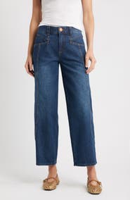 Wit & Wisdom High Waist Barely Barrel Jeans