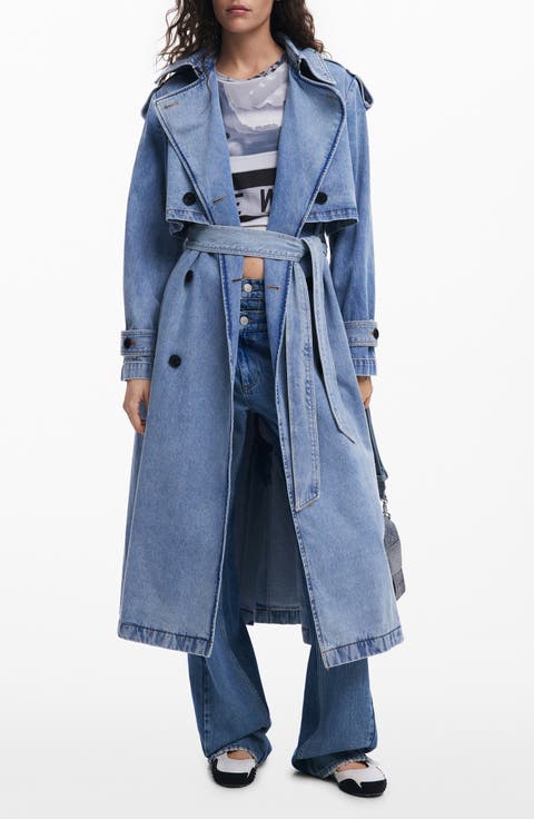 Denim Trench Coat