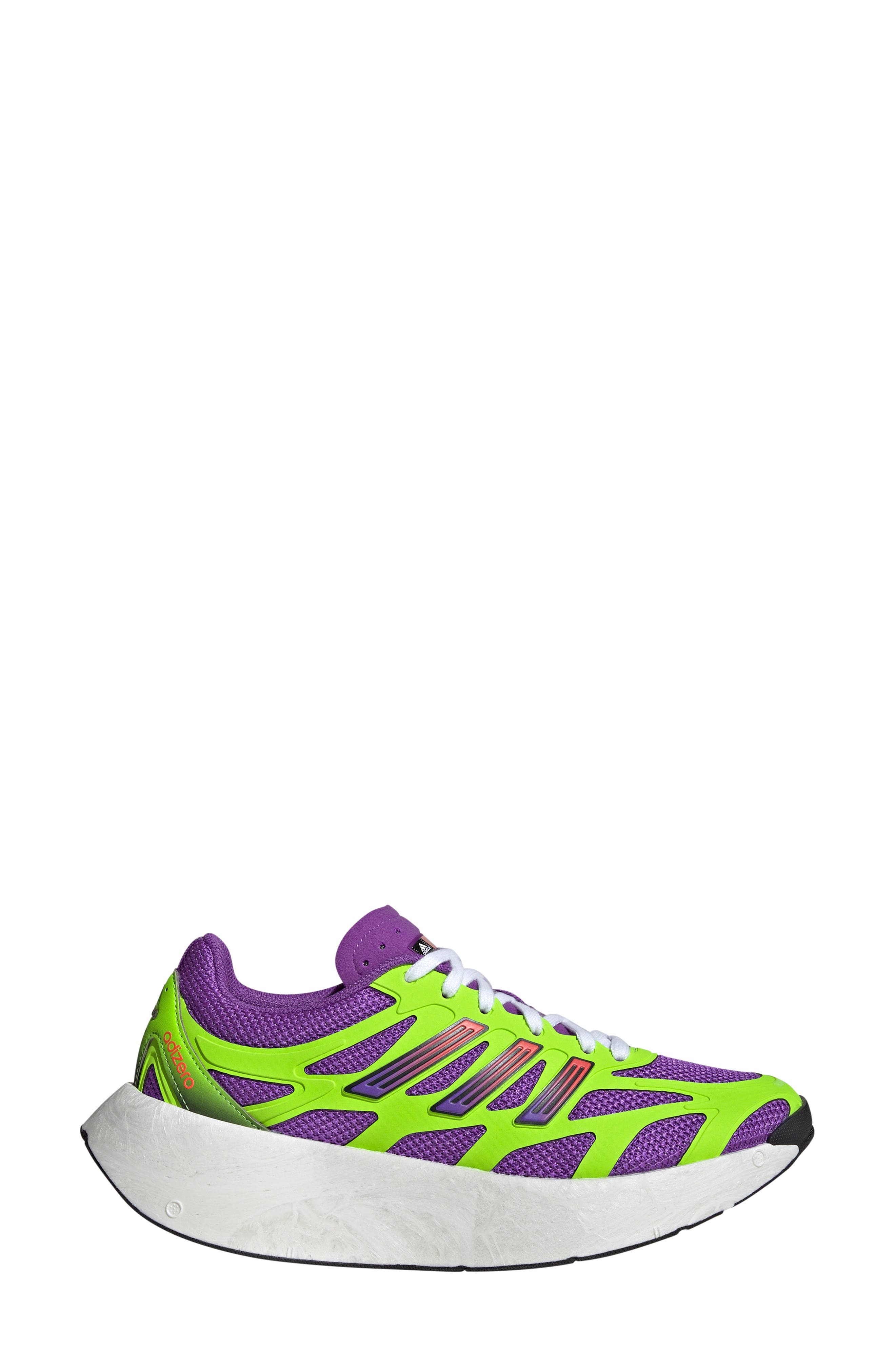 adidas Adizero Aruku Sneaker, Alternate, color, Purple/ Solar Green/ Silver