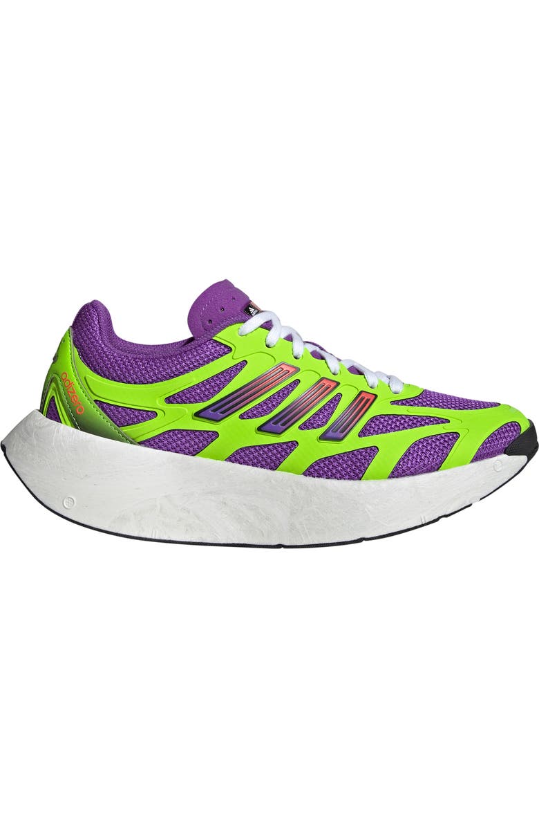 adidas Adizero Aruku Sneaker, Alternate, color, Purple/ Solar Green/ Silver