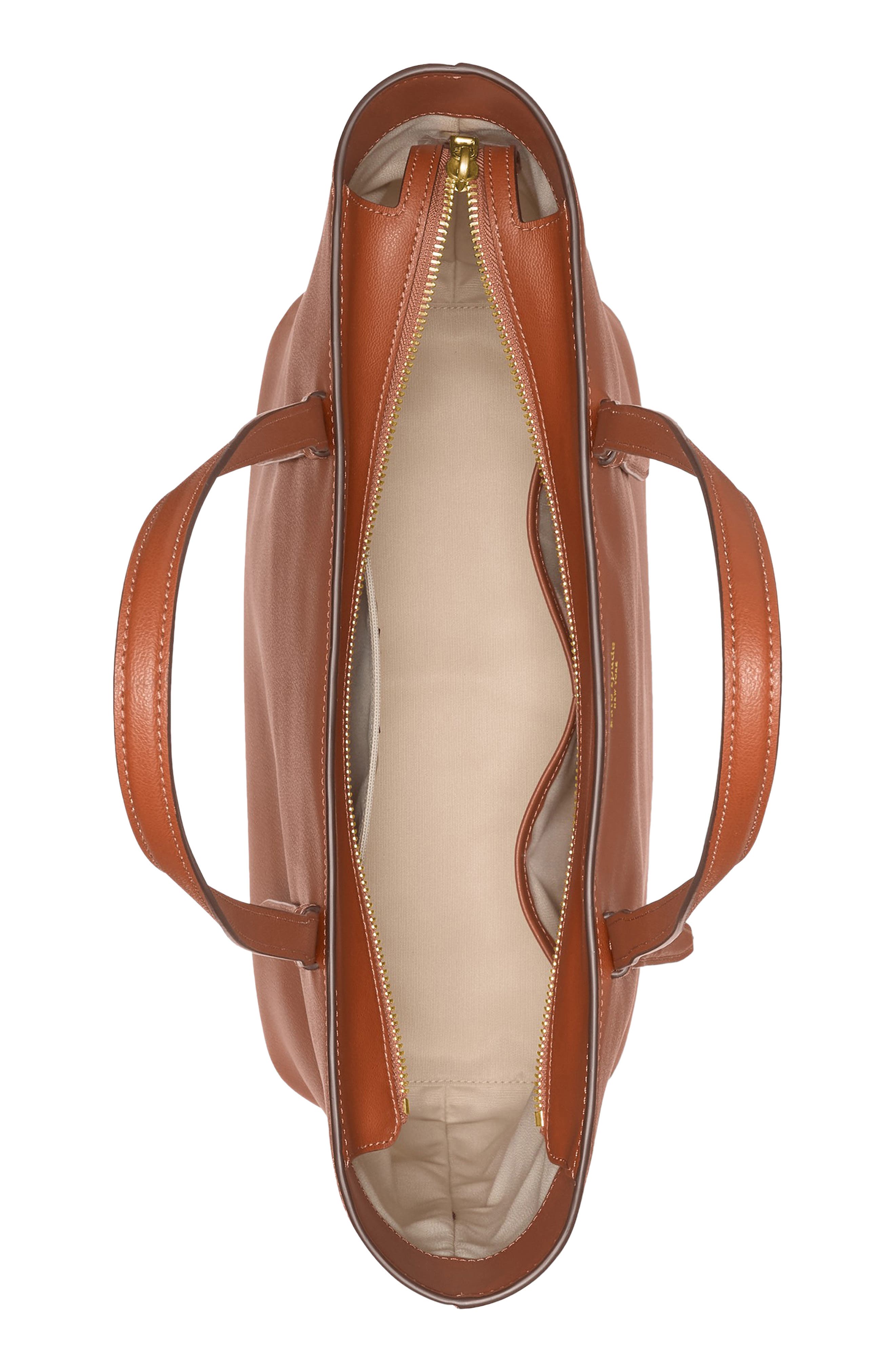 do it all fine grain leather tote, Alternate, color, SOUTHWEST DESERT