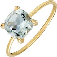 Bony Levy 14K Gold Prasiolite Statement Ring