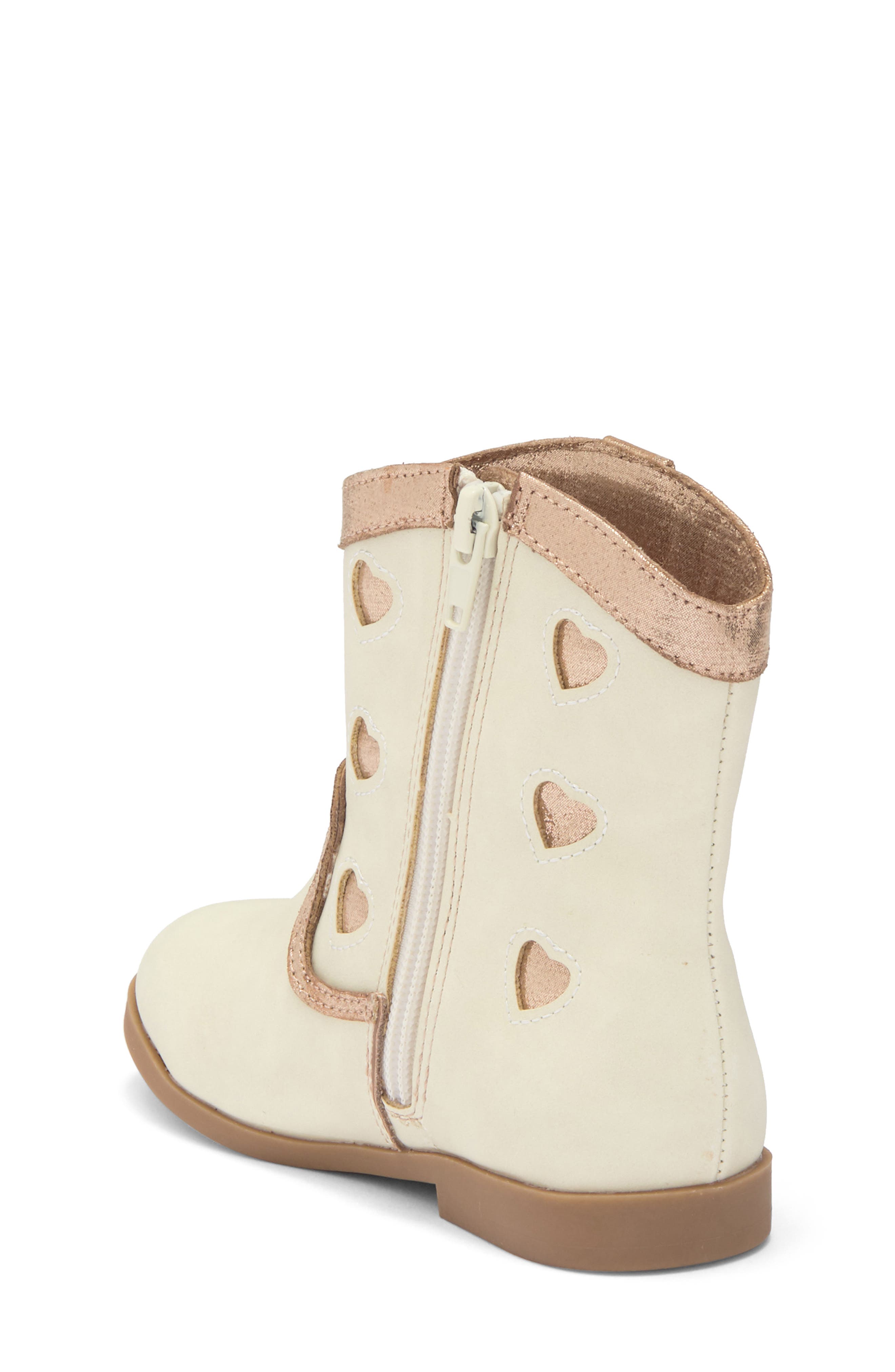 Tucker + Tate Gloria Heart Western Boot, Alternate, color, Gold Multi