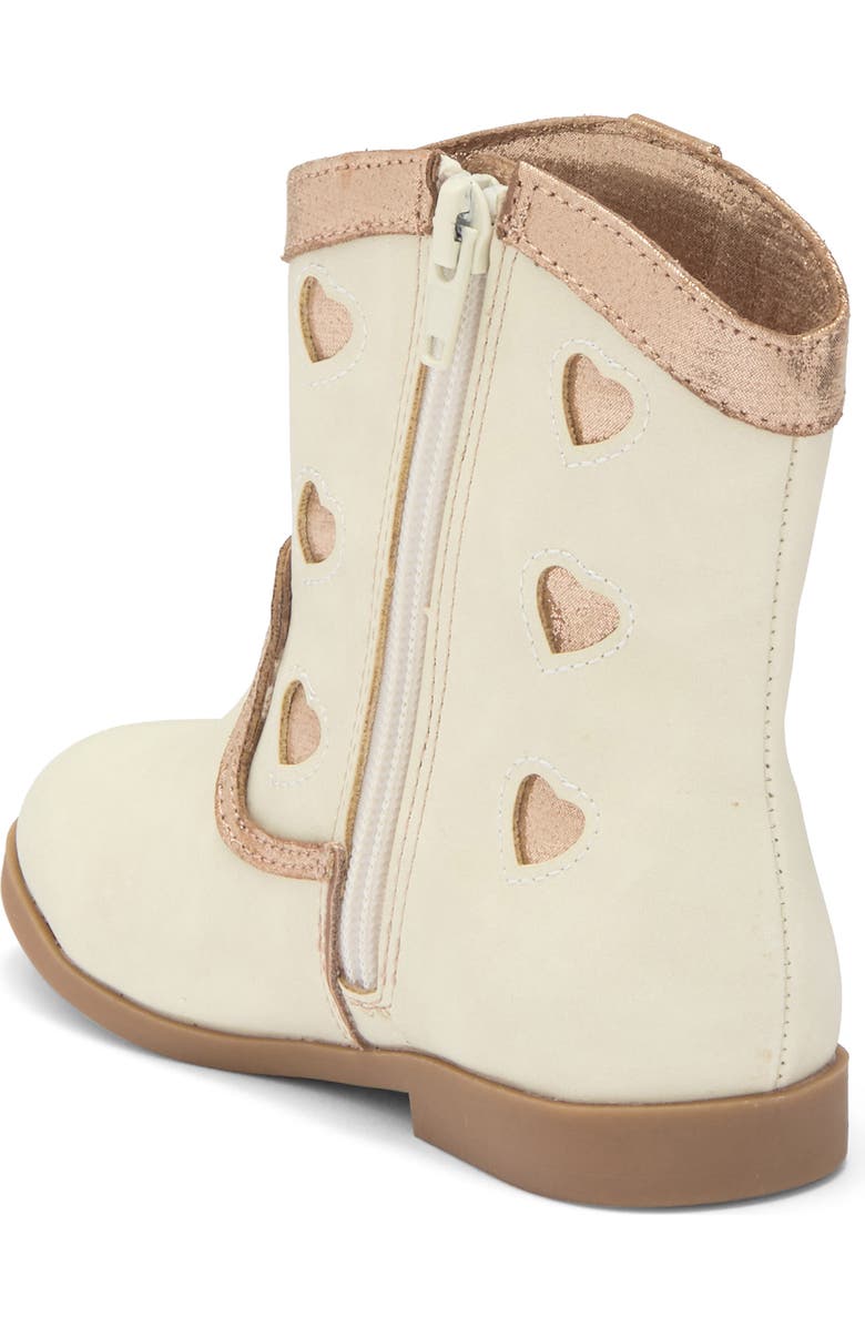 Tucker + Tate Gloria Heart Western Boot, Alternate, color, Gold Multi