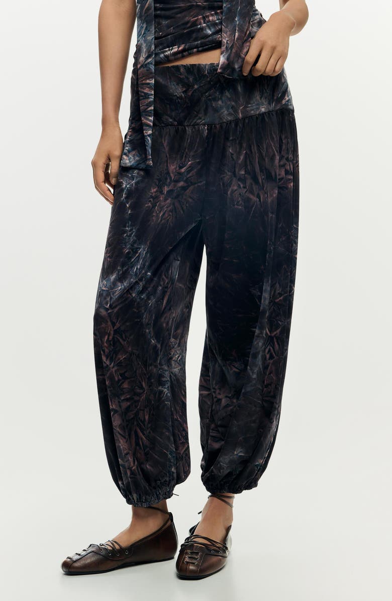 Desigual Balloon Pants, Main, color, Black