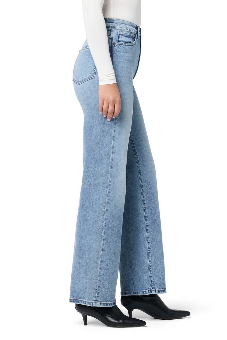 High Waist Wide Leg Jeans, Alternate, color, KABARDA
