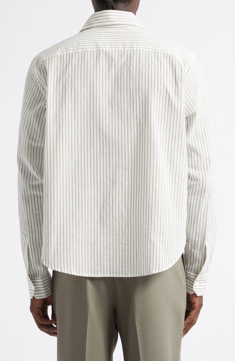 Second Layer Sherman Stripe Cotton Button-Up Shirt, Alternate, color, Stripe