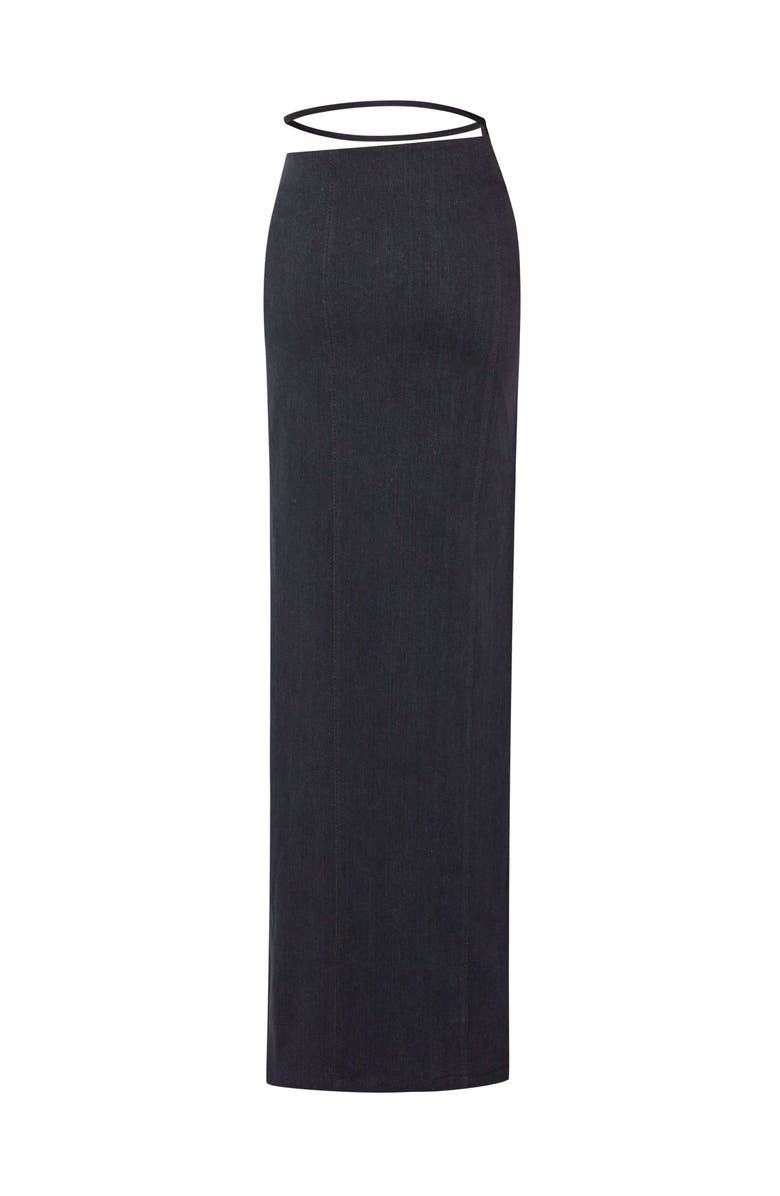 Jendue US Dreams Denim Skirt, Alternate, color, Navy