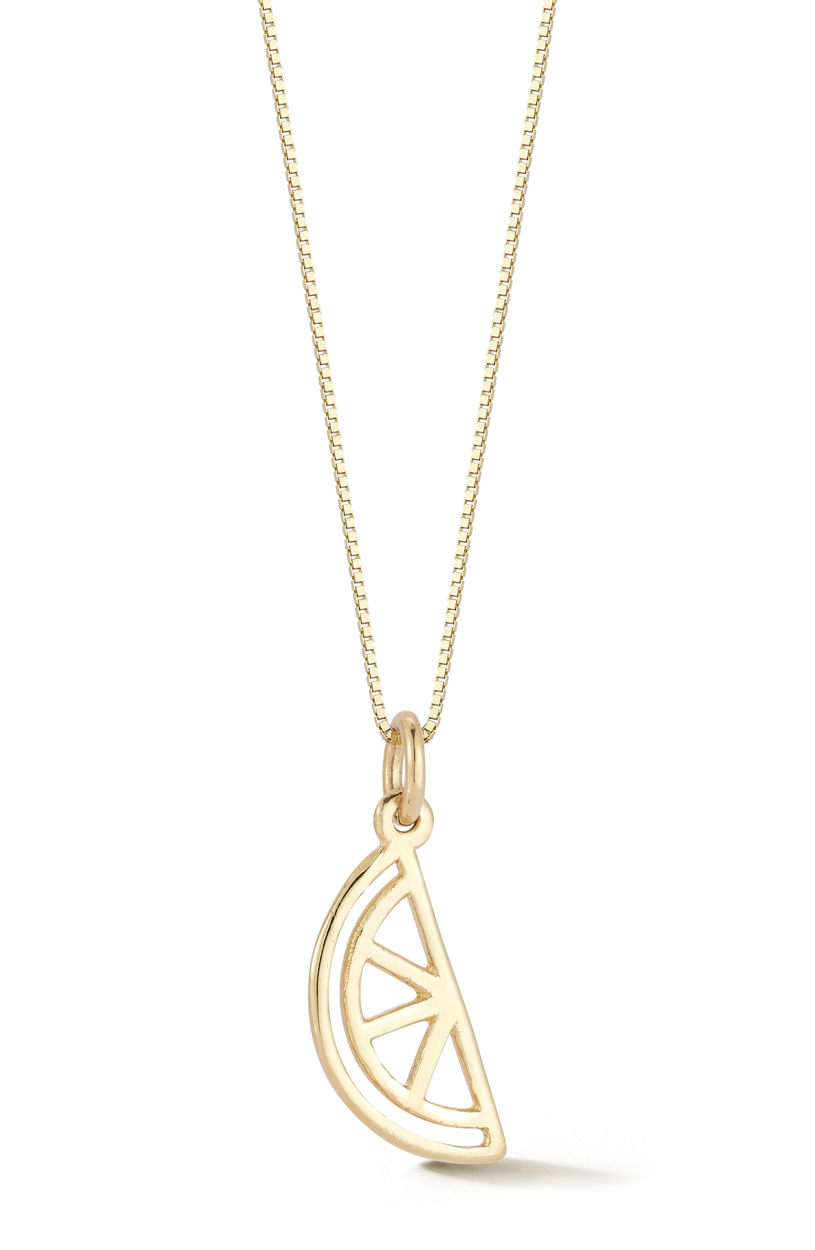 Ember Fine Jewelry 14K Gold Citrus Pendant Necklace