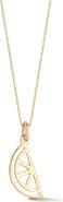 Ember Fine Jewelry 14K Gold Citrus Pendant Necklace