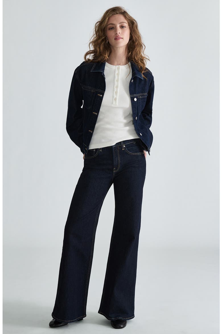 Grace High Waist Flare Leg Jeans, Alternate, color, NIGHT RINSE CLASSIC