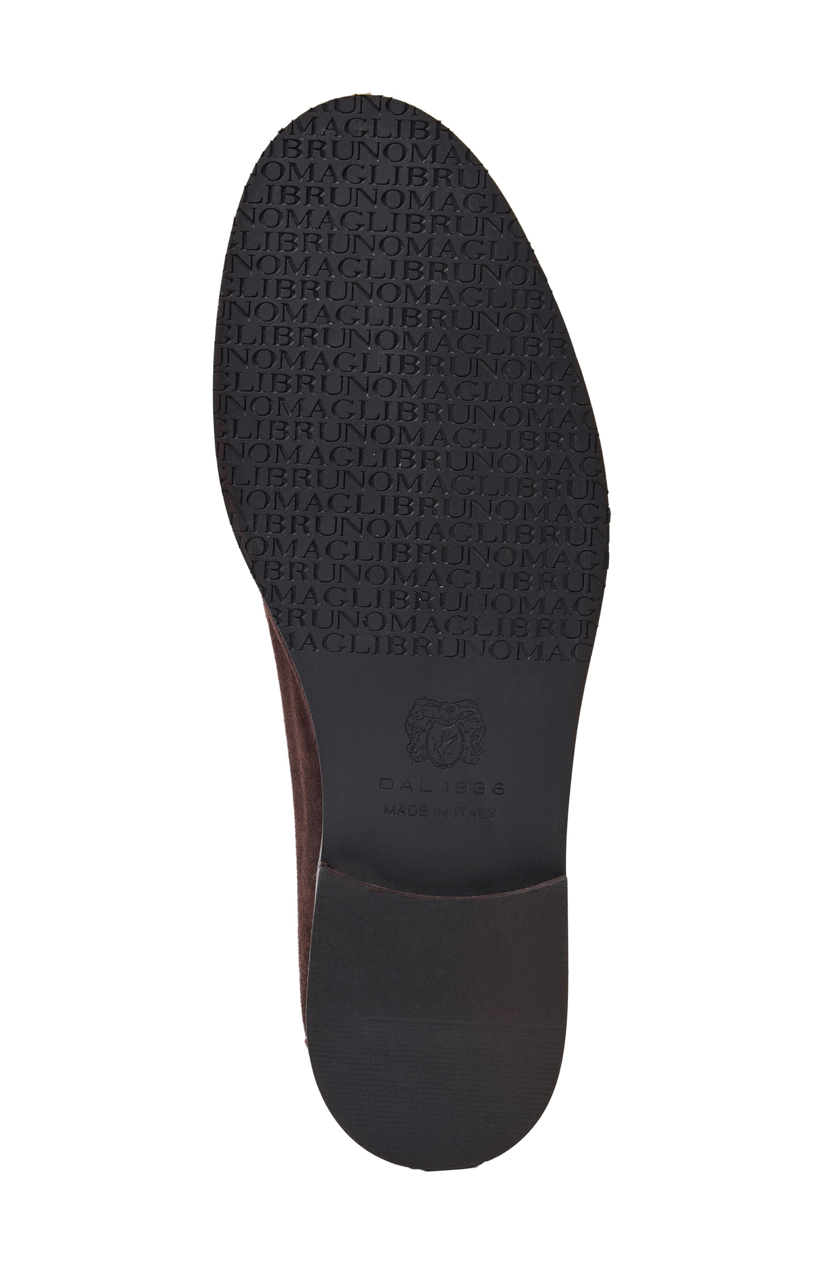 Lavena Bit Loafer, Alternate, color, DARK BROWN SUEDE