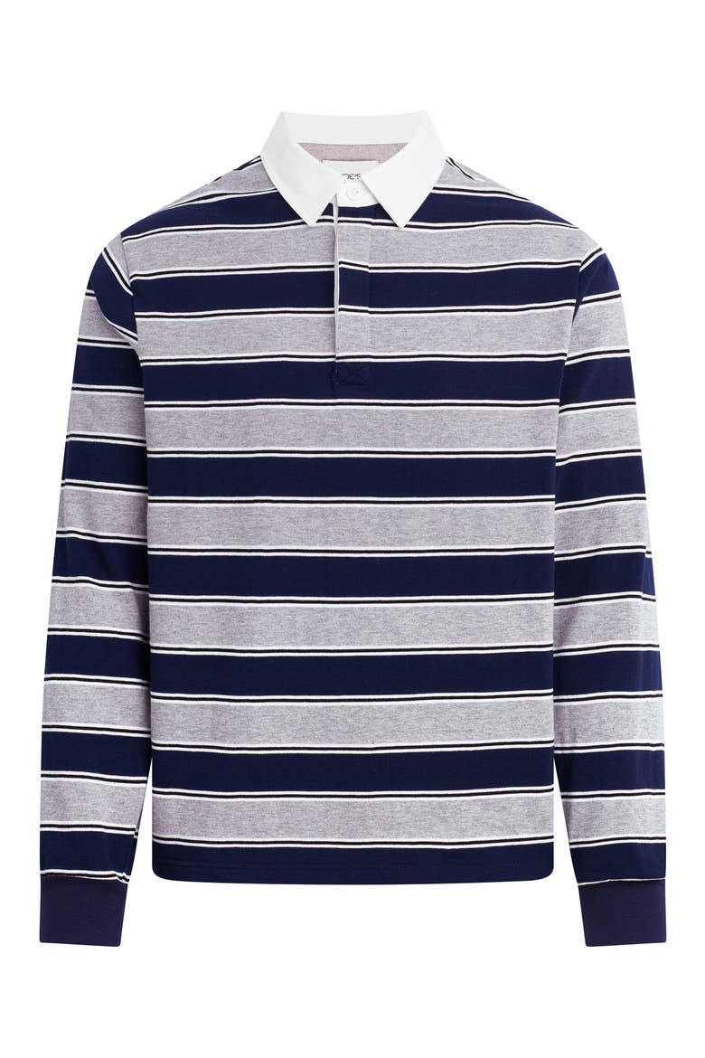 Stripe Rugby Shirt, Alternate, color, PEACOAT MULTI