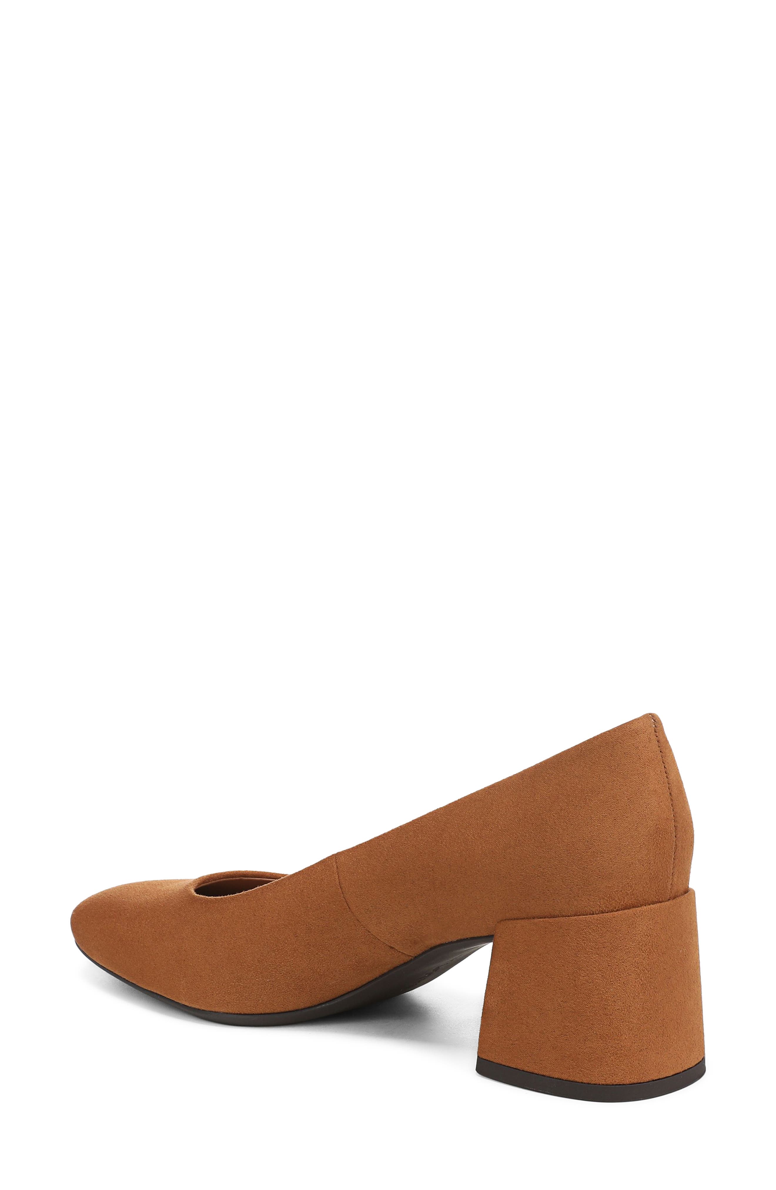 SAM & LIBBY Gianella Square Toe Pump, Alternate, color, Ginger Brown