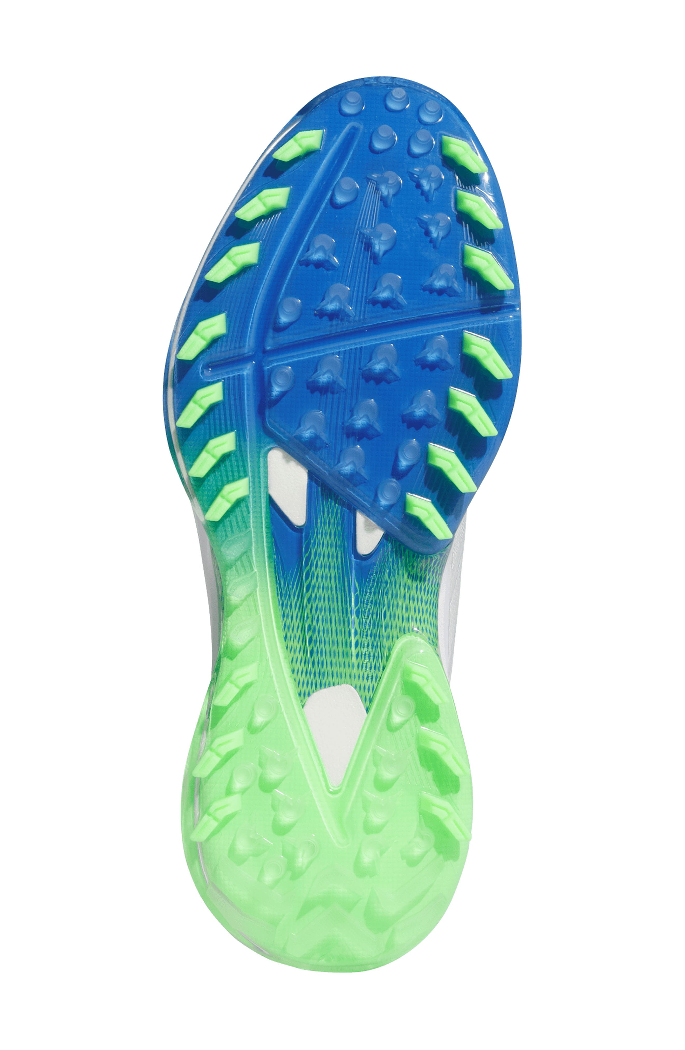 adidas Adizero Spikeless Golf Sneaker, Alternate, color, White/ Silver/ Lime Burst