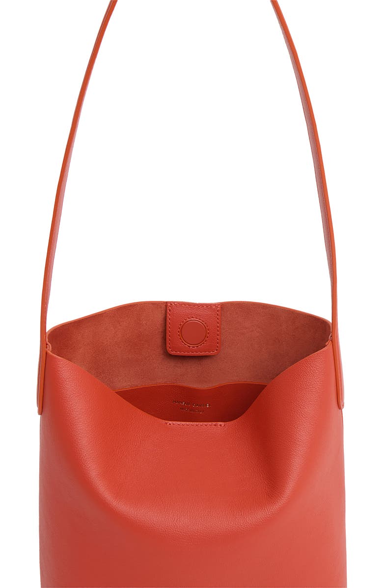 Mansur Gavriel Small Everyday Cabas Leather Tote, Alternate, color, Pomodoro