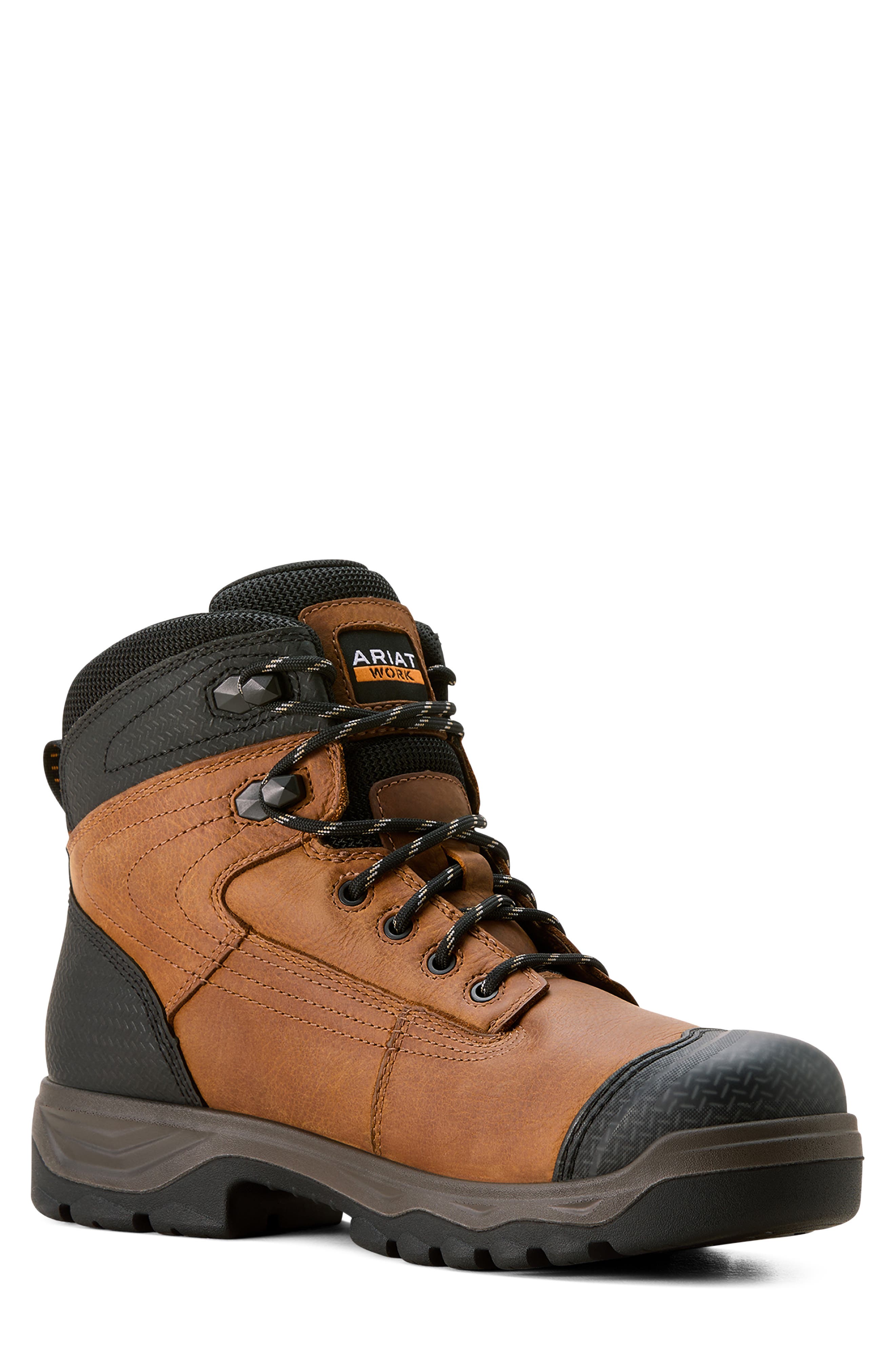Turbo Duratread XTR Waterproof Work Boot, Alternate, color, BROWN
