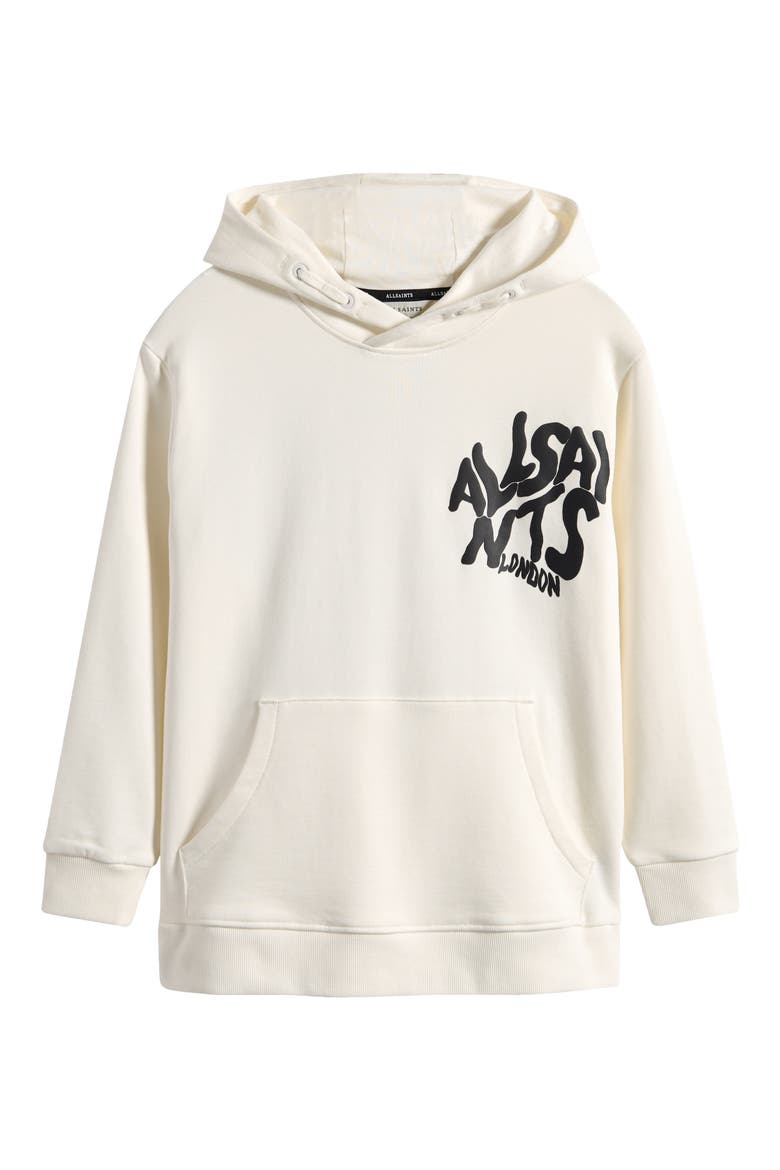 Kids' Distortion Orlando Graphic Cotton Hoodie, Main, color, WHITE