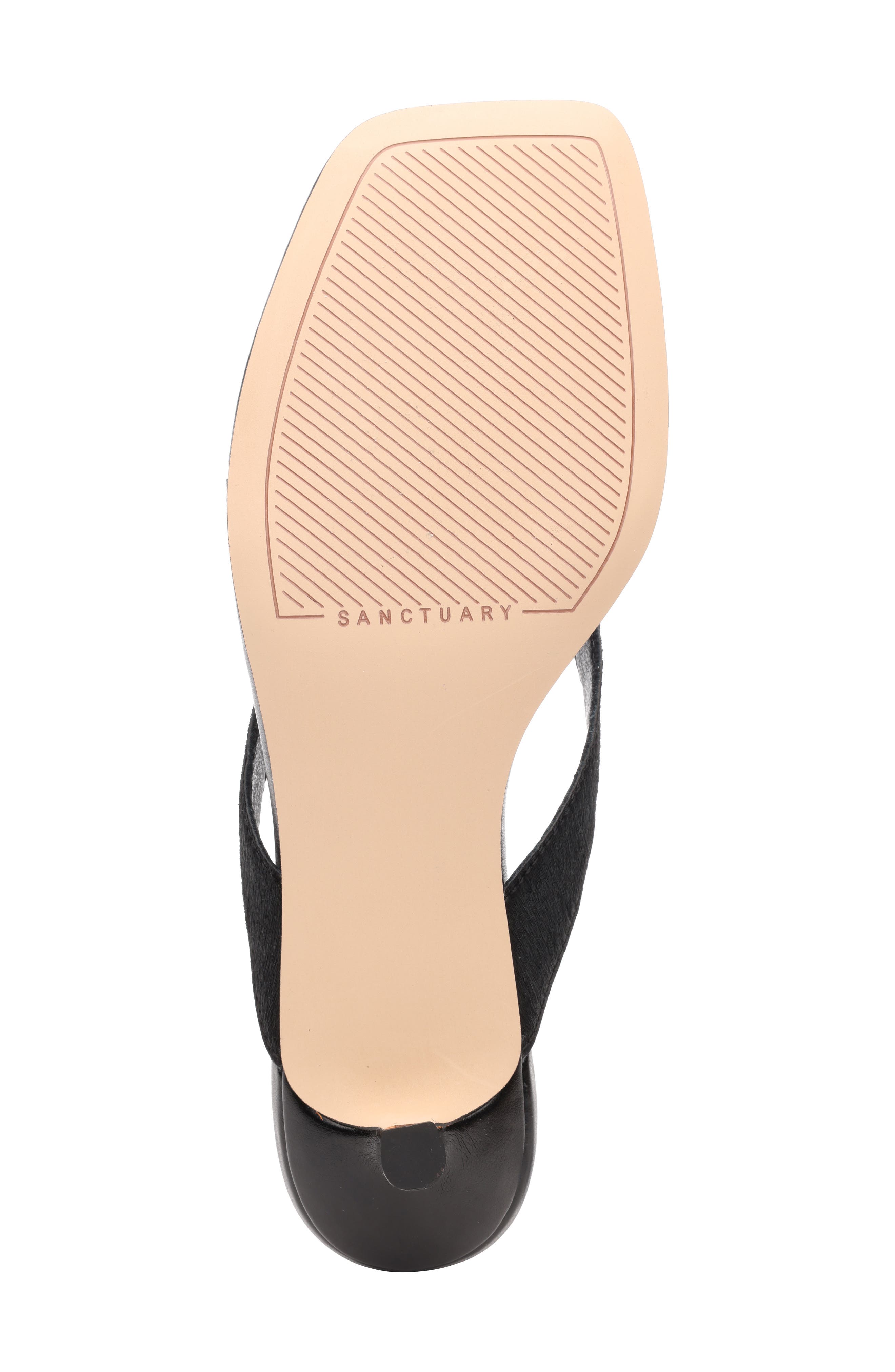 Sanctuary Ease Genuine Calf Hair Sandal, Alternate, color, 