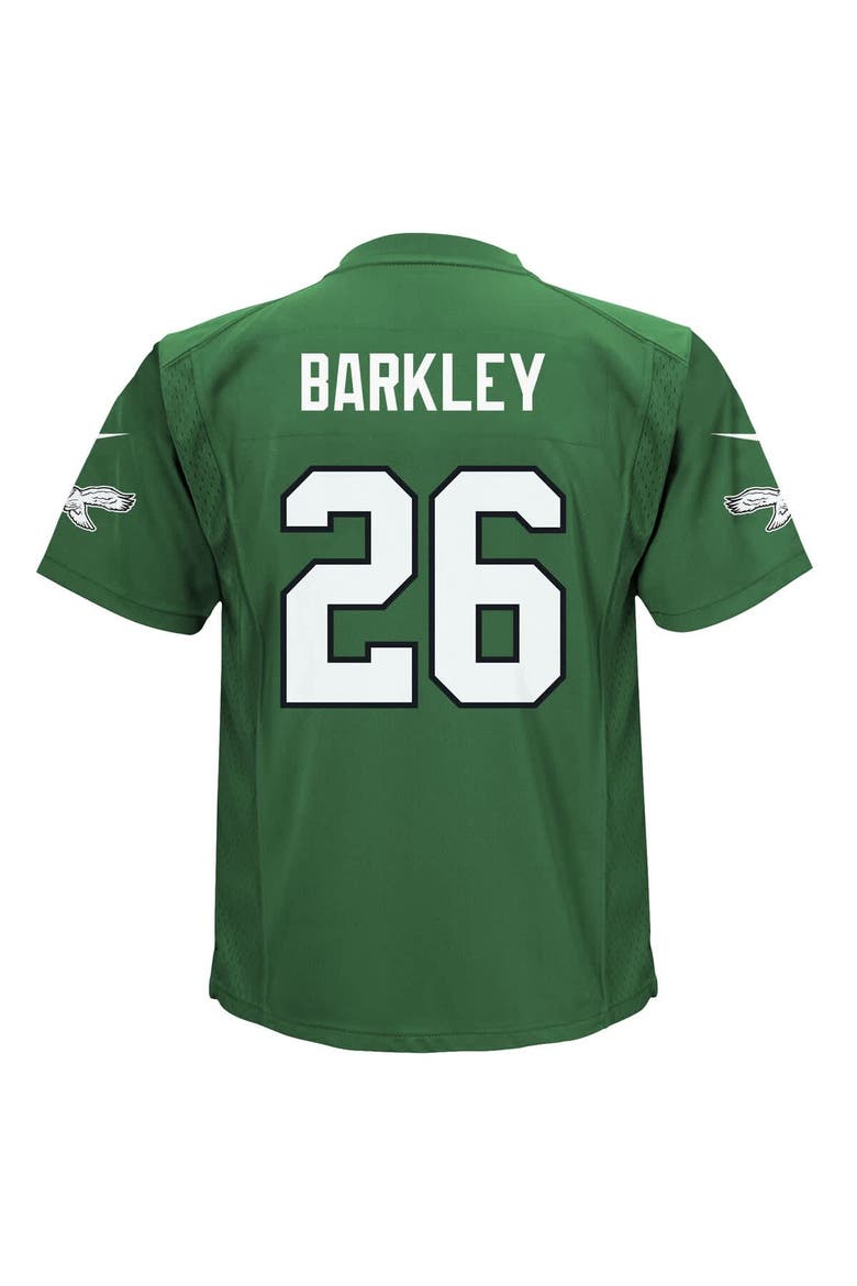Preschool Nike Saquon Barkley Kelly Green Philadelphia Eagles Alternate Player Game Jersey, Alternate, color, Kelly Green