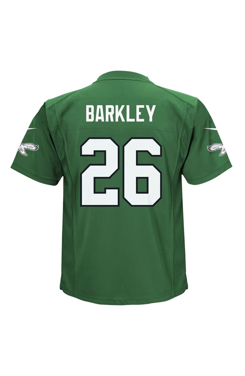 Nike Preschool Nike Saquon Barkley Kelly Green Philadelphia Eagles Alternate Player Game Jersey, Alternate, color, Kelly Green