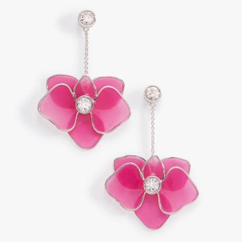 New York Botanical Garden® Orchid Statement Earrings
