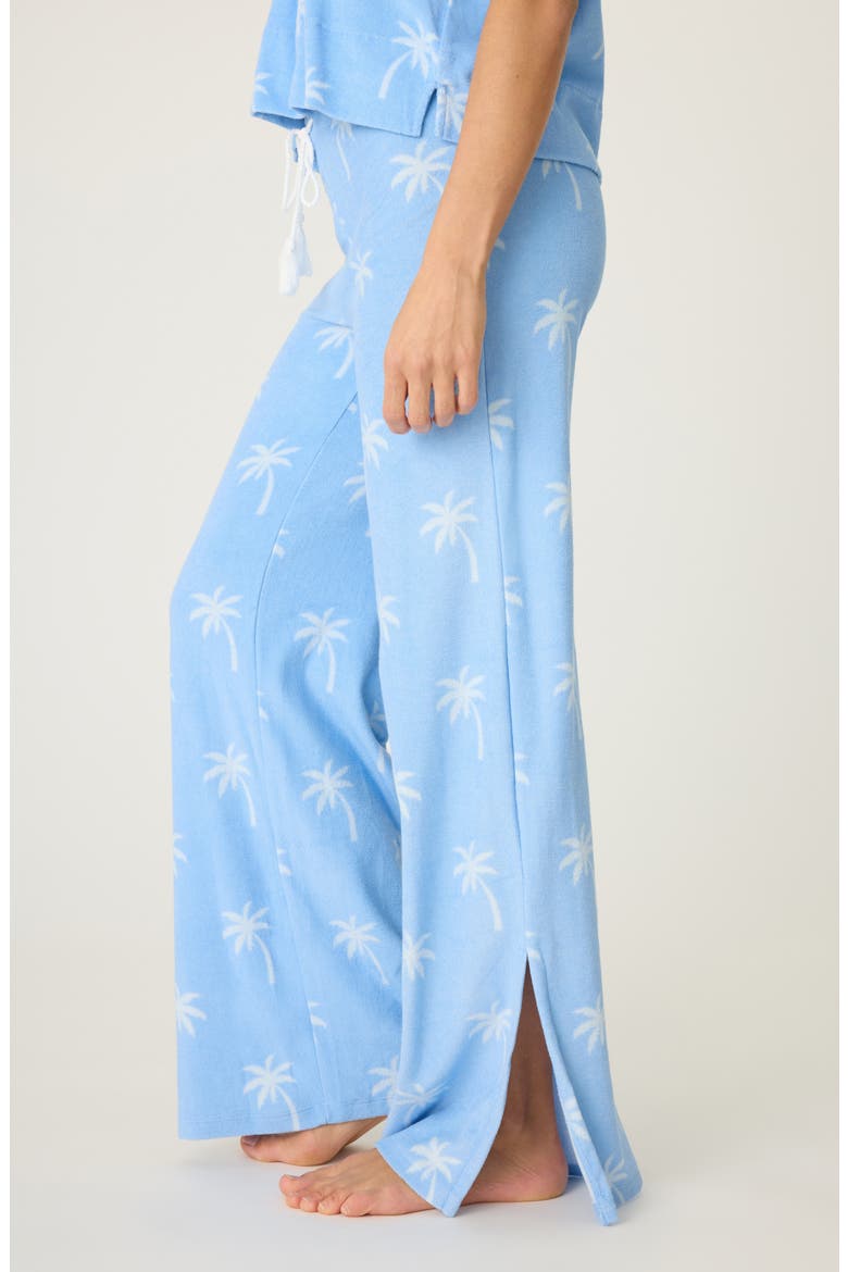 Cabana Terry Pajama Pants, Alternate, color, BRIGHT BLUE